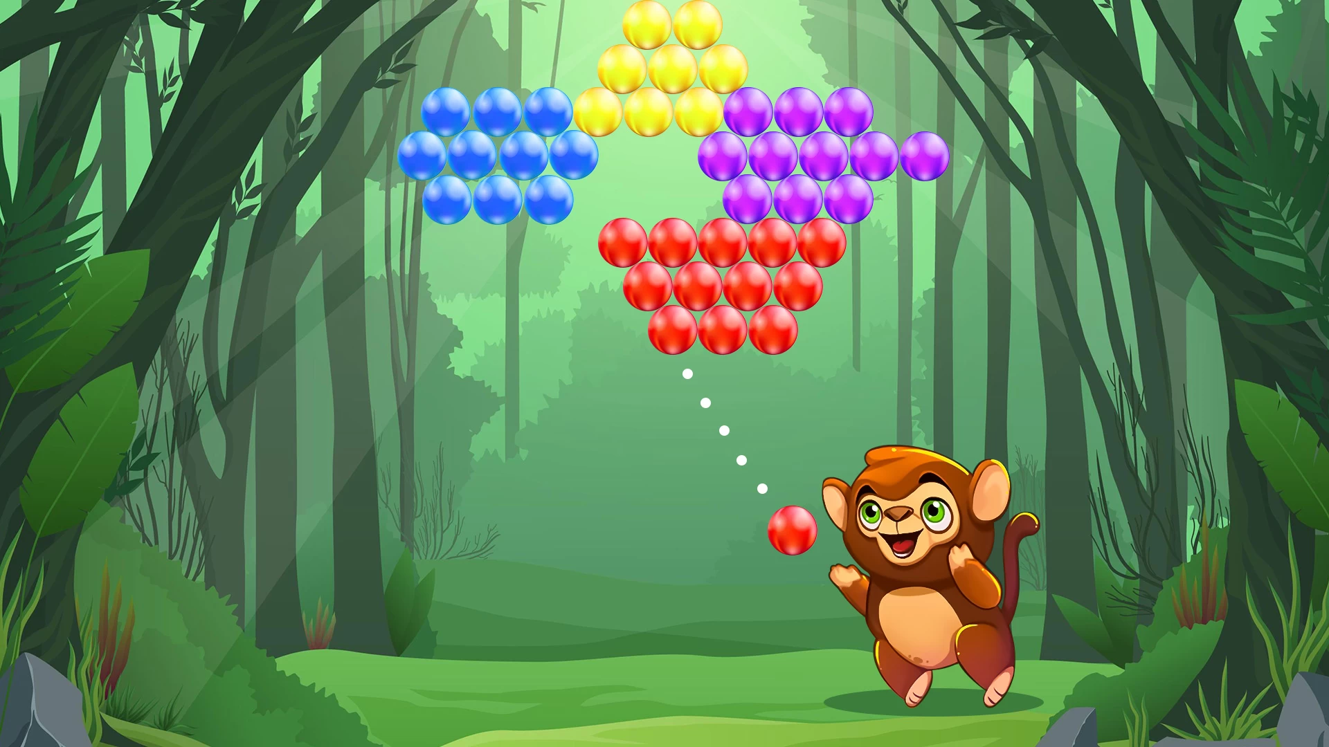 Cover image of Monkey Bubble Shooter