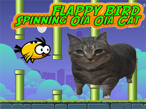 Cover image of Flappy Bird Spinning oia oia Cat