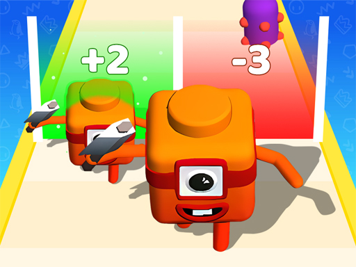 Cover image of Merge Number Cube 3d Run Game