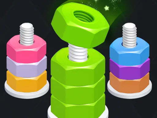 Cover image of nuts puzzle:color sort