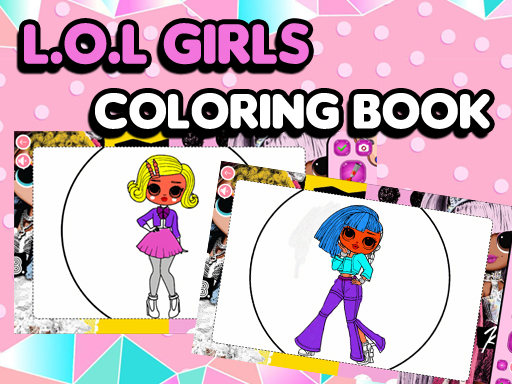 Cover image of L.O.L OMG Girls Coloring Book