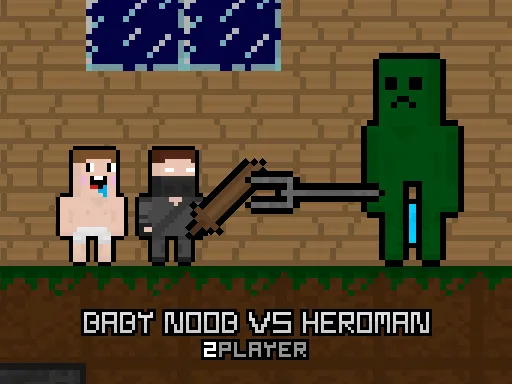 Cover image of Baby Noob vs Heroman 2 Player