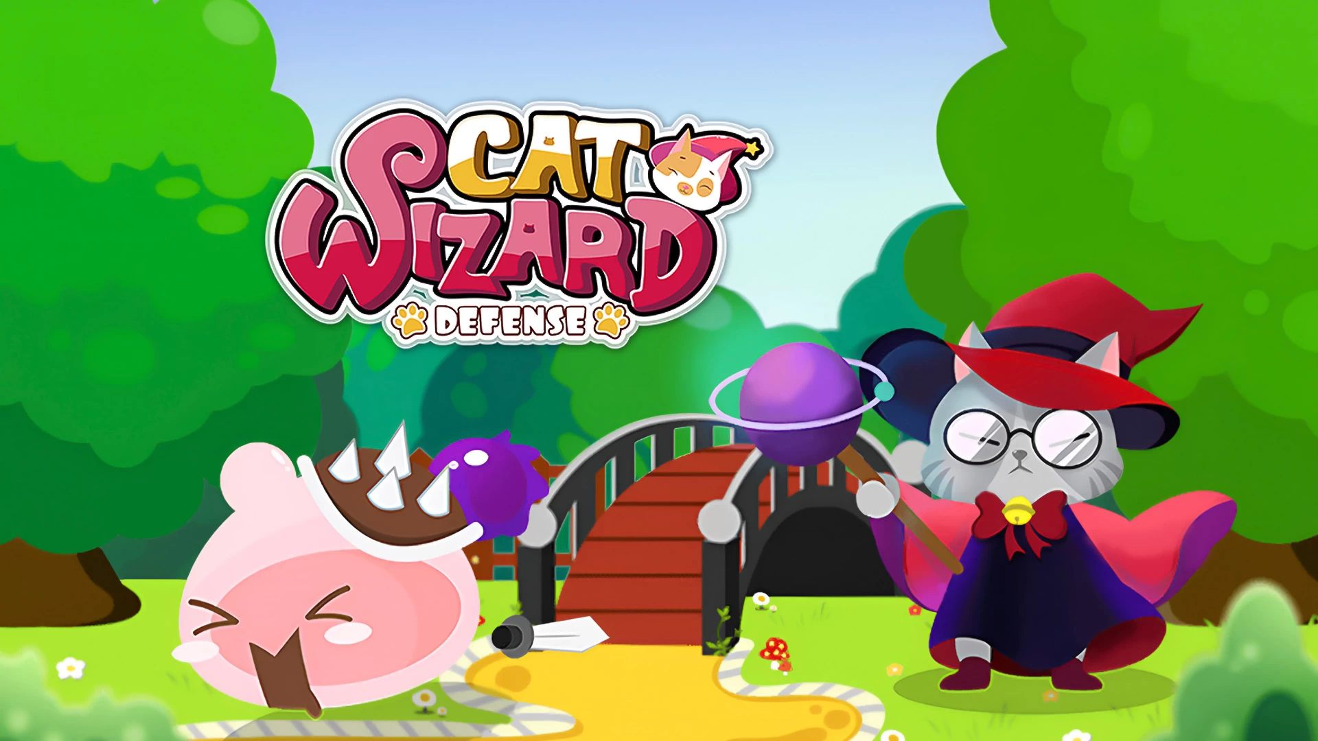 Cover image of Cat Wizard Defense