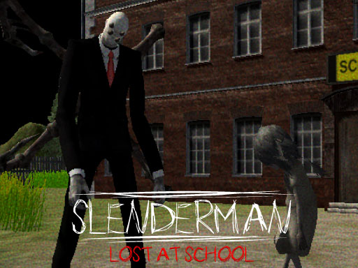 Cover image of Slenderman Lost at School