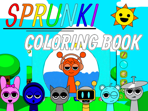 Cover image of Sprunki Coloring Books