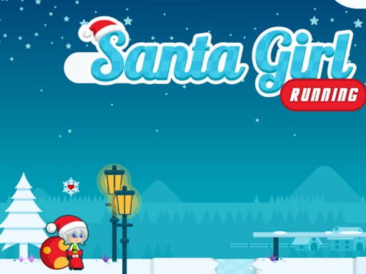 Cover image of Santa Girl Running