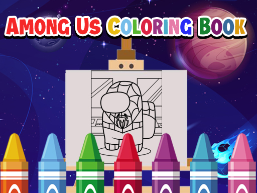 Cover image of Among Us Coloring Books