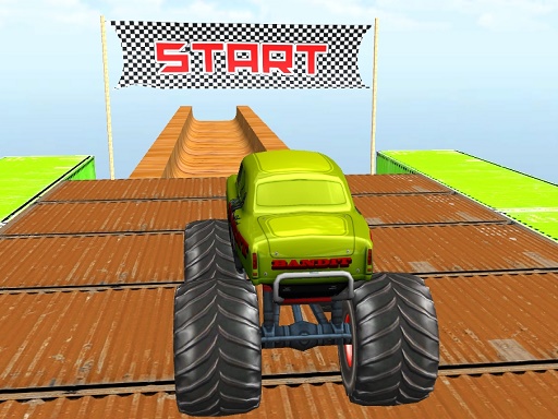 Cover image of Monster truck stunts mega ramps