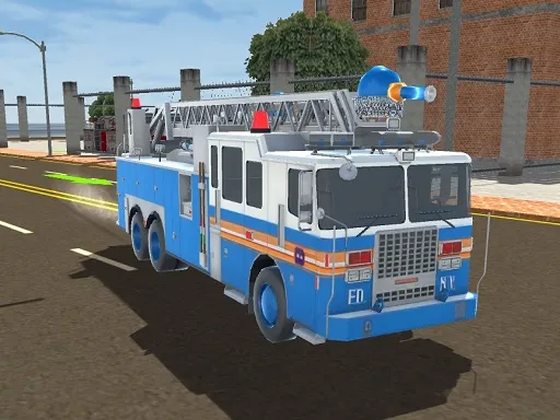 Cover image of Fire Truck Driving Simulator 2024