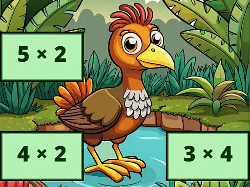 Cover image of Multiplication: Bird Image Uncover