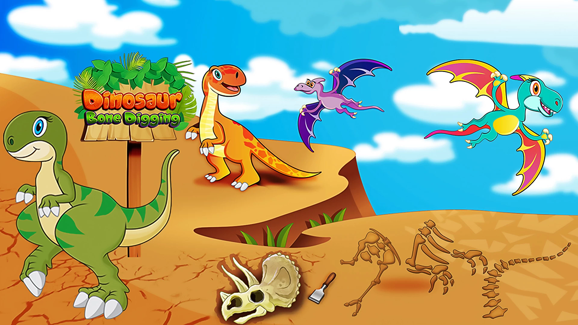 Cover image of Dinosaur Bone Digging