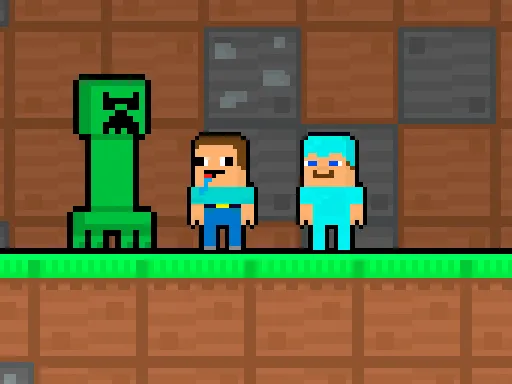 Cover image of Noob and Pro Monster School