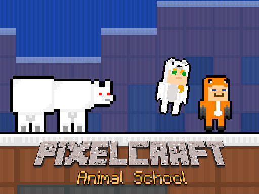 Cover image of PixelCraft Animal School