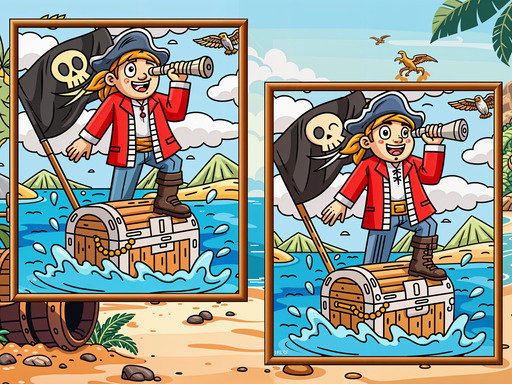 Cover image of Pirates Find The Diffs