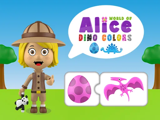 Cover image of World of Alice Dino Colors