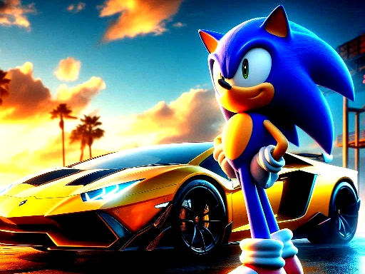 Cover image of Sonic Run for Lamborghini