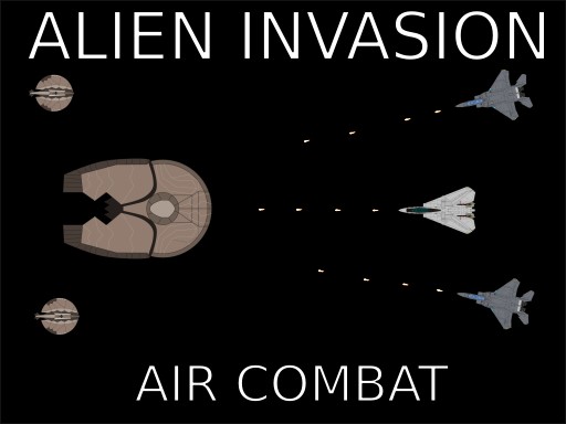 Cover image of Air Combat. Alien Invasion