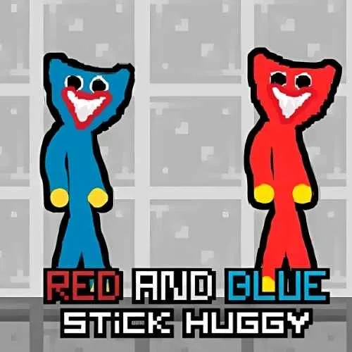 Red and Blue Stick Huggy