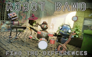 Cover image of Robot Band - Find the differences