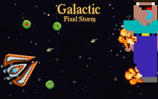 Cover image of Galactic Pixel Storm