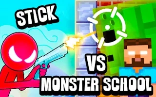 stickman-vs-monster-school