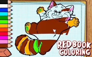 red-coloring-book